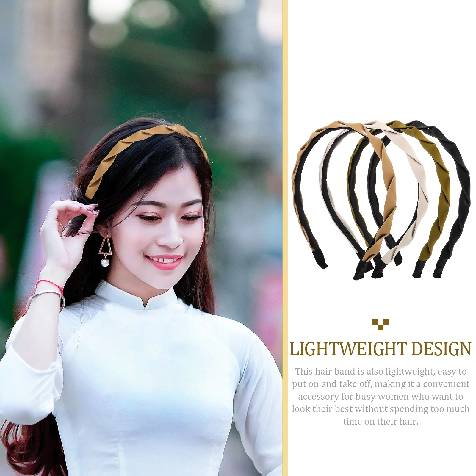 4 шт., женские аксессуары для волос, удобный искусственный женский головной убор с высоким черепным давлением
4 шт., женские аксессуары для волос, удобный искусственный женский головной убор с высоким черепным давлением