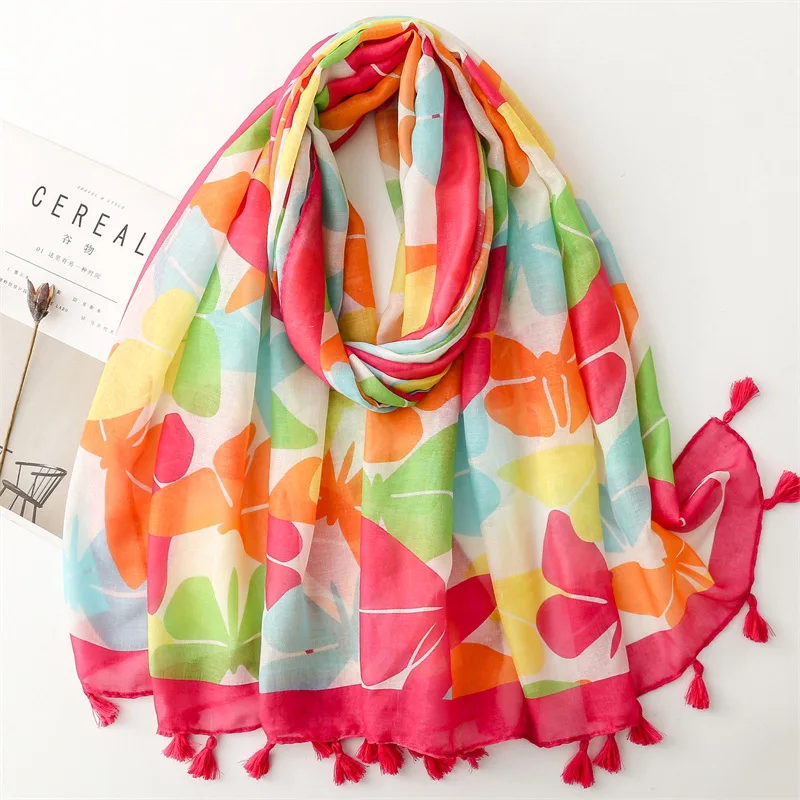 Butterfly Printing Luxury Women Viscose Scarf Summer Beach Shawl Cotton Linen Feeling Tassel Sunscreen Muslim Hijab Wrap Fulard
Butterfly Printing Luxury Women Viscose Scarf Summer Beach Shawl Cotton Linen Feeling Tassel Sunscreen Muslim Hijab Wrap Fulard