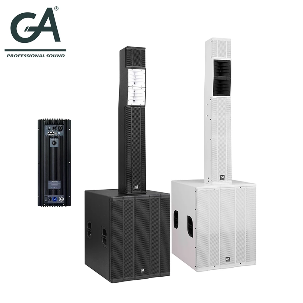 Professional Audio Column Speaker 6 Inch Array Speaker Pa System Outdoor Concert Sound System