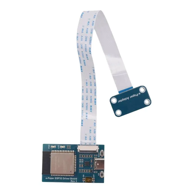 Плата драйвера X12A-ESP32 для E-Ink дисплеев, модуль экрана с Wi-Fi, интерфейсом SPI, Bluetooth и беспроводным питанием
Плата драйвера X12A-ESP32 для E-Ink дисплеев, модуль экрана с Wi-Fi, интерфейсом SPI, Bluetooth и беспроводным питанием