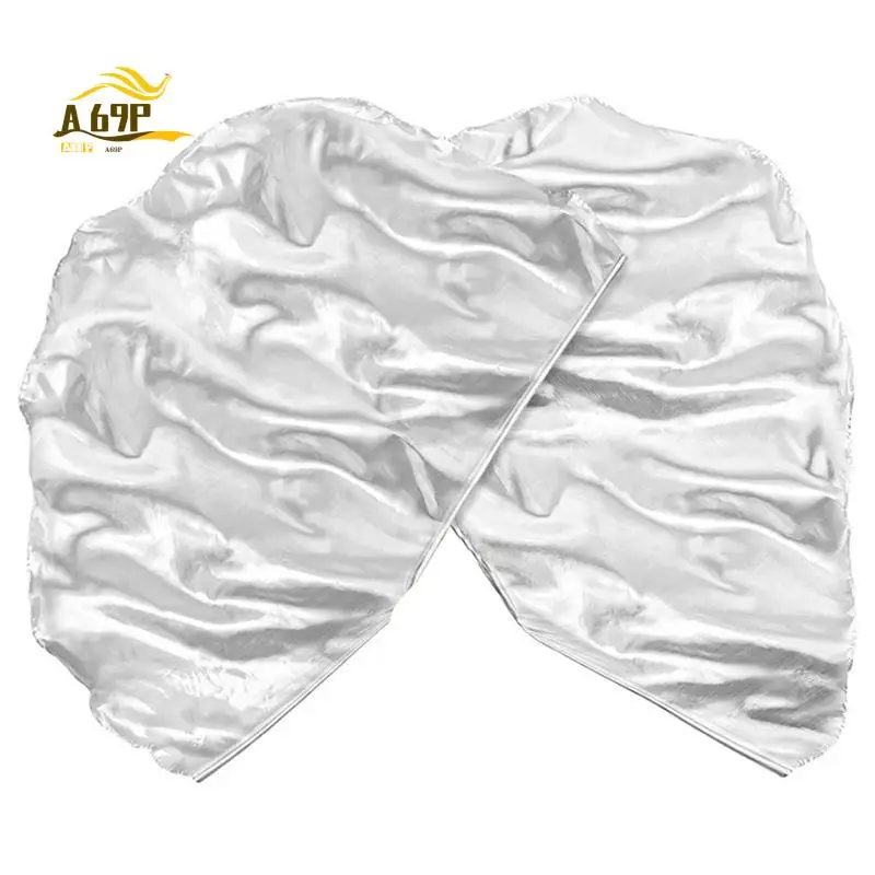 A69P-55In Praise Dance Worship Flags 2Pcs Silver Semicircle Church Flags With Adjustable Scalable Rodsfor Outdoor Performance
A69P-55In Praise Dance Worship Flags 2Pcs Silver Semicircle Church Flags With Adjustable Scalable Rodsfor Outdoor Performance