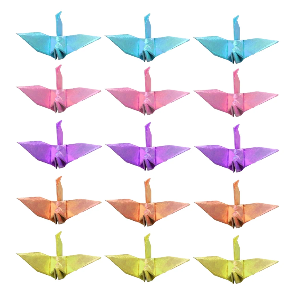 50Pcs Origami Crane Hanging Decor Unique Handcrafted Paper Cranes Symbol of Love Luck for Bridal Shower Celebration Decoration
50Pcs Origami Crane Hanging Decor Unique Handcrafted Paper Cranes Symbol of Love Luck for Bridal Shower Celebration Decoration