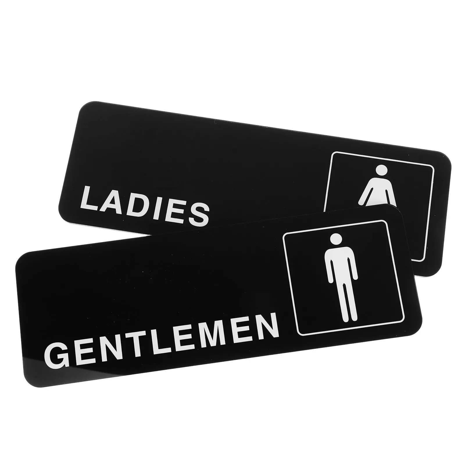 2Pcs Stylish Restroom Sign Set Ladies Gentlemen Toilet Signs Acrylic Bathroom Door Signs for Commercial Restaurant Office Public
2Pcs Stylish Restroom Sign Set Ladies Gentlemen Toilet Signs Acrylic Bathroom Door Signs for Commercial Restaurant Office Public
