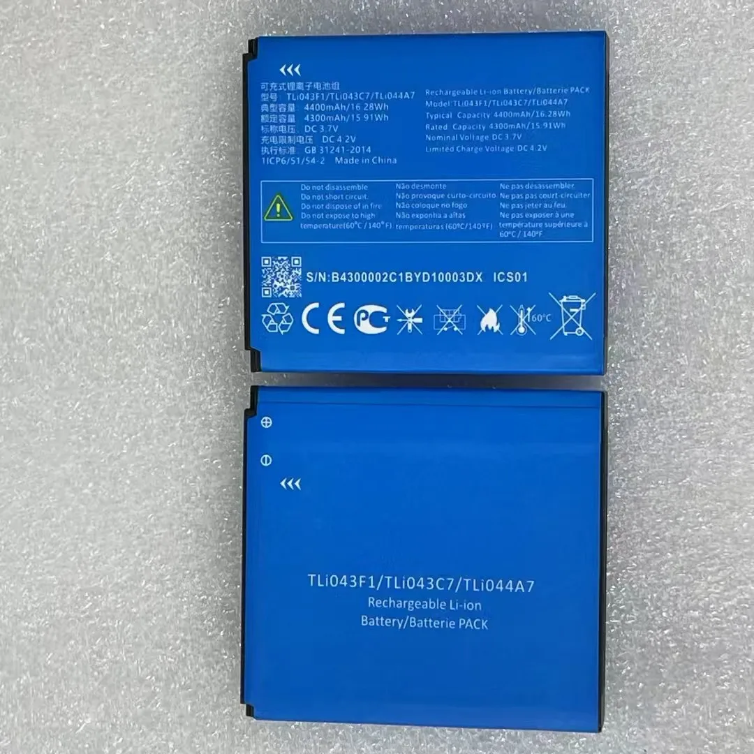 1 шт. Tli044A7 TLi043F1 TLi043C7 4400 мАч 3,7 В аккумулятор
1 шт. Tli044A7 TLi043F1 TLi043C7 4400 мАч 3,7 В аккумулятор