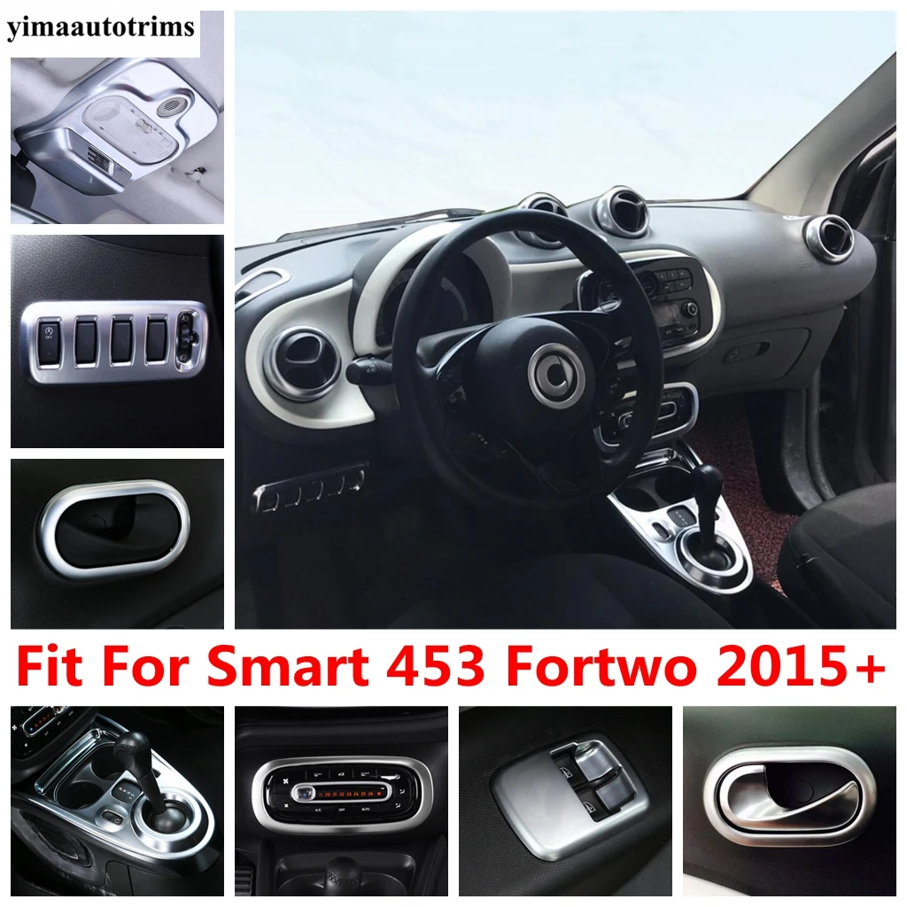 Gear Panel Reading Light Head Lamp Handle Bowl Armrest Window Lift Button Cover Trim Accessories For Smart 453 Fortwo 2015 -2021
Gear Panel Reading Light Head Lamp Handle Bowl Armrest Window Lift Button Cover Trim Accessories For Smart 453 Fortwo 2015 -2021