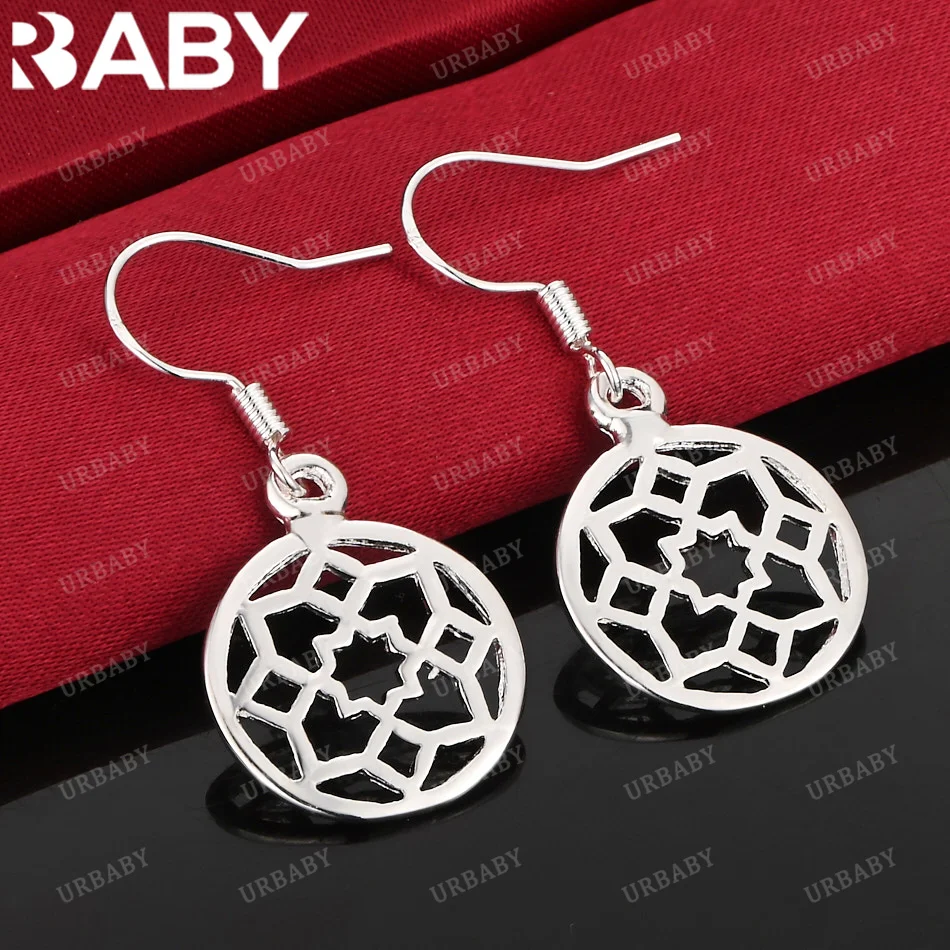 URBABY 925 Sterling Silver Earrings Round Flower Drop Earrings For Women Jewelry Fashion Party and Daily Wear
URBABY 925 Sterling Silver Earrings Round Flower Drop Earrings For Women Jewelry Fashion Party and Daily Wear