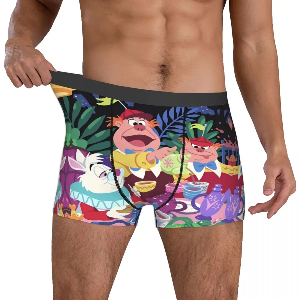Custom Alices Anime Wonderlandes Underwear Male Printed White Rabbit Twin Brothers Boxer Shorts Panties Briefs
Custom Alices Anime Wonderlandes Underwear Male Printed White Rabbit Twin Brothers Boxer Shorts Panties Briefs