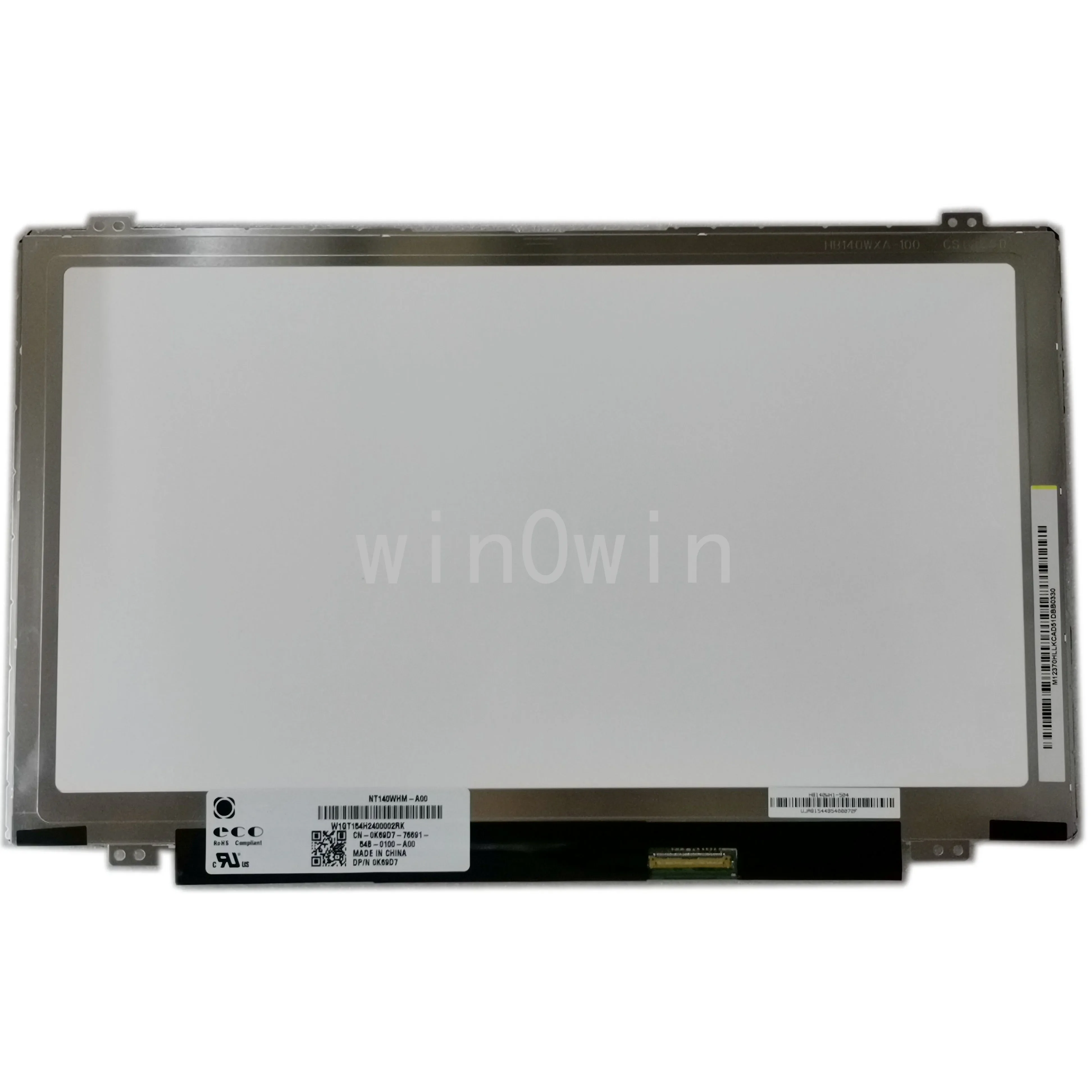 NT140WHM-A00 с дигитайзером сенсорного экрана, ЖК-дисплей со светодиодной подсветкой, экран ноутбука, 40 контактов
NT140WHM-A00 с дигитайзером сенсорного экрана, ЖК-дисплей со светодиодной подсветкой, экран ноутбука, 40 контактов