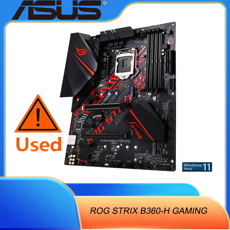 ASUS ROG STRIX B360-H GAMING motherboard with Aura Sync RGB LED DDR4 ATX Motherboard
ASUS ROG STRIX B360-H GAMING motherboard with Aura Sync RGB LED DDR4 ATX Motherboard