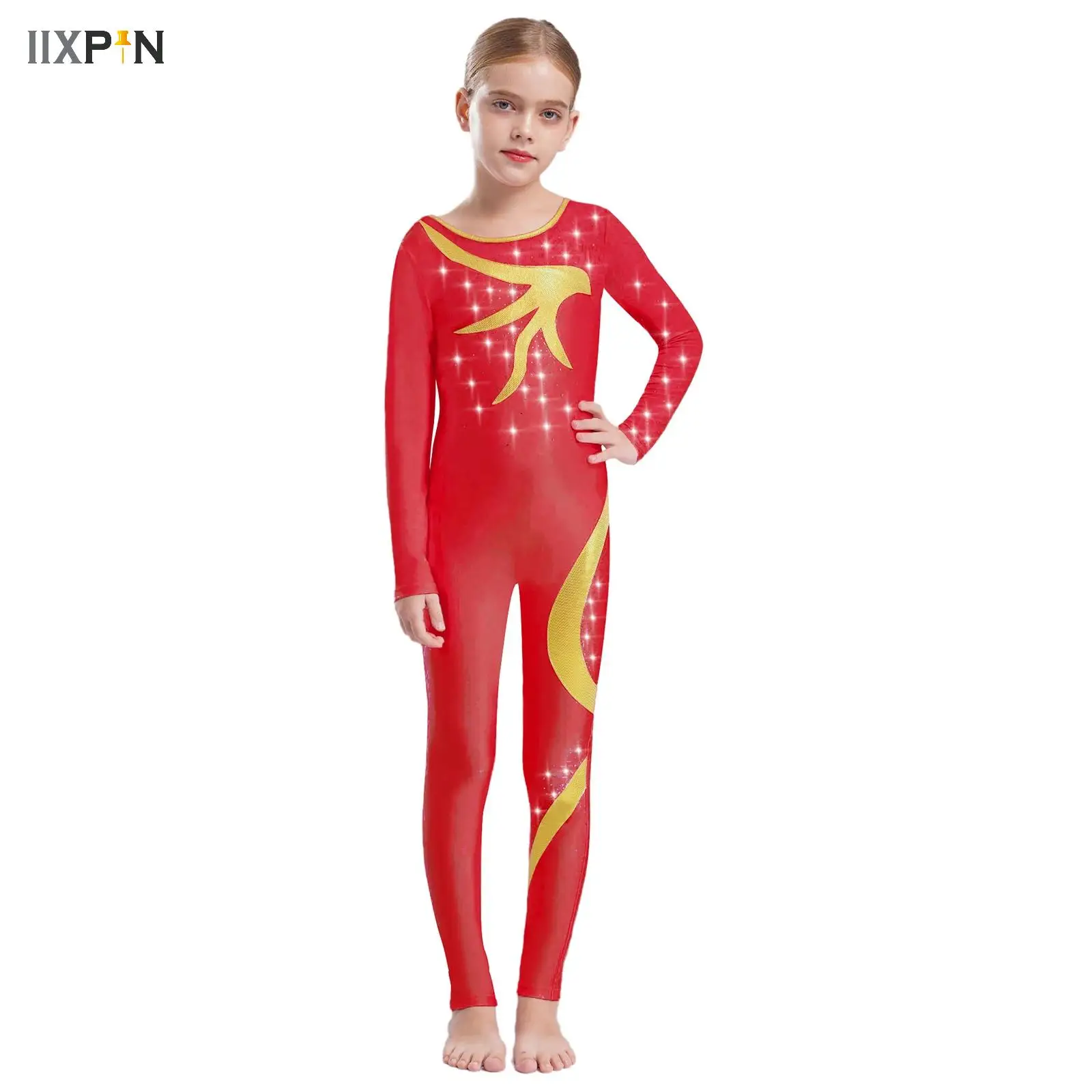 Kid Girl Figure Skating Jumpsuit Ballet Dance Gymnastics Full Length Leotard Rhinestones Unitard Competition Performance Costume
Kid Girl Figure Skating Jumpsuit Ballet Dance Gymnastics Full Length Leotard Rhinestones Unitard Competition Performance Costume