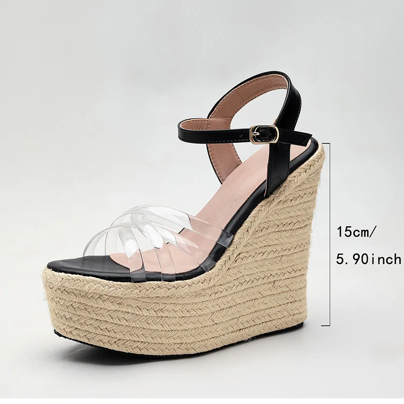 15cm Super High Heels Women Pumps Summer Shoes Platform Party Nightclub Shoes Elegant Ladies Wedge Sandals Plus Size 42 D1006
15cm Super High Heels Women Pumps Summer Shoes Platform Party Nightclub Shoes Elegant Ladies Wedge Sandals Plus Size 42 D1006