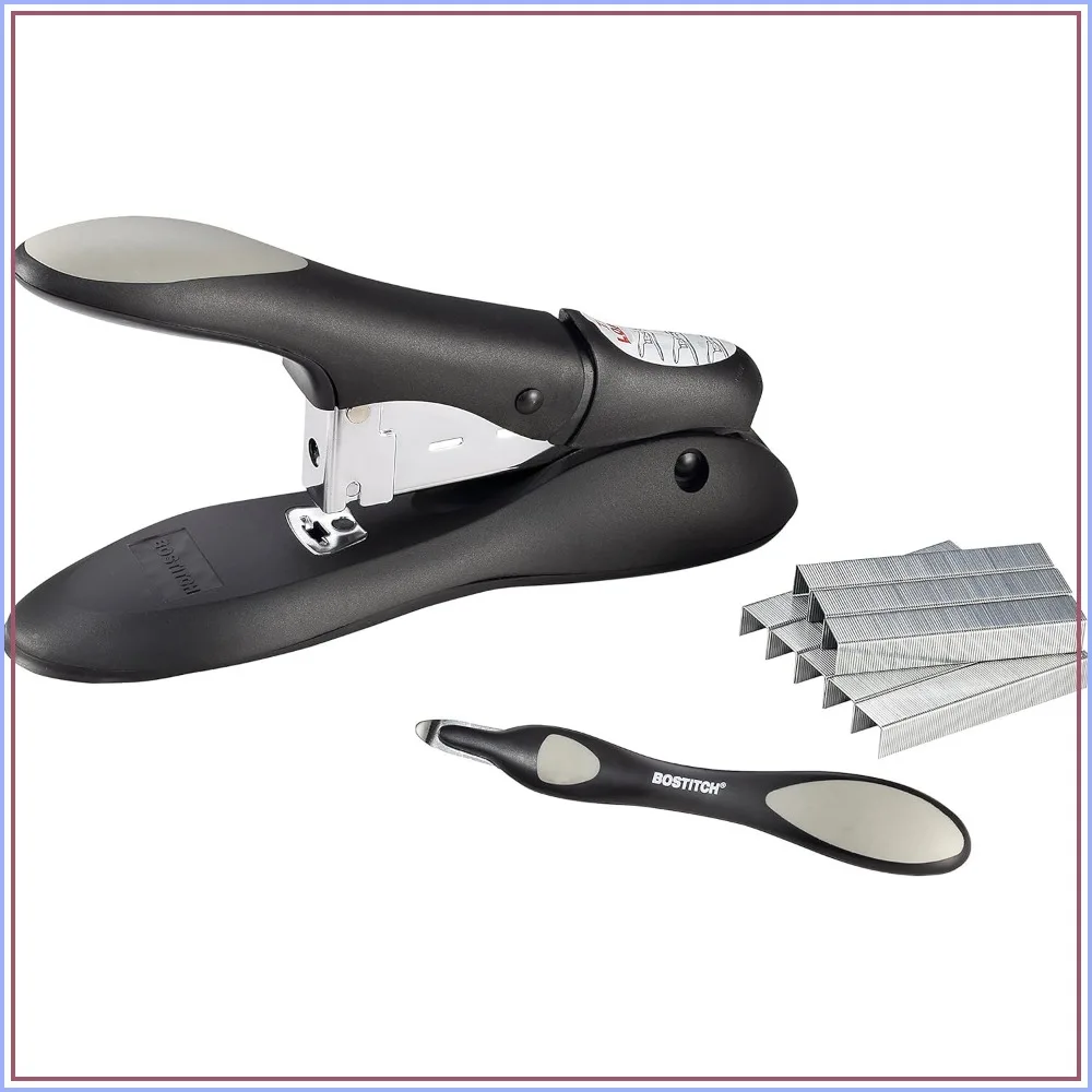 Heavy Duty Stapler Kit, 60 Sheets, No-Jam, Includes Staple Remover, Black
Heavy Duty Stapler Kit, 60 Sheets, No-Jam, Includes Staple Remover, Black