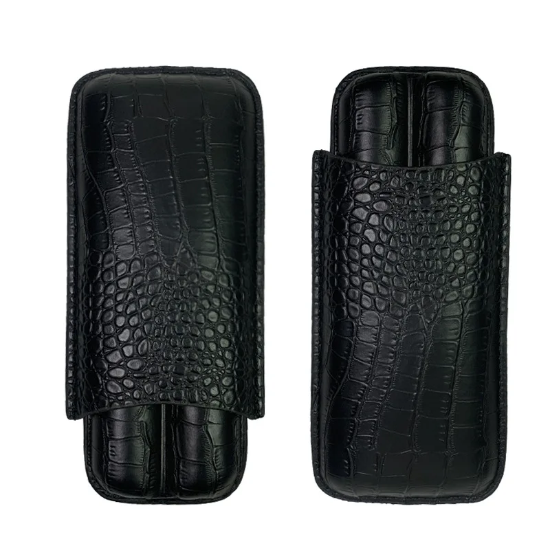 Portable Alligator Leather Cigar Case, Suitable for Cigar All-pack, Anti-fall Factory Spot Wholesale Cigar Holder Cigar Humidor
Portable Alligator Leather Cigar Case, Suitable for Cigar All-pack, Anti-fall Factory Spot Wholesale Cigar Holder Cigar Humidor