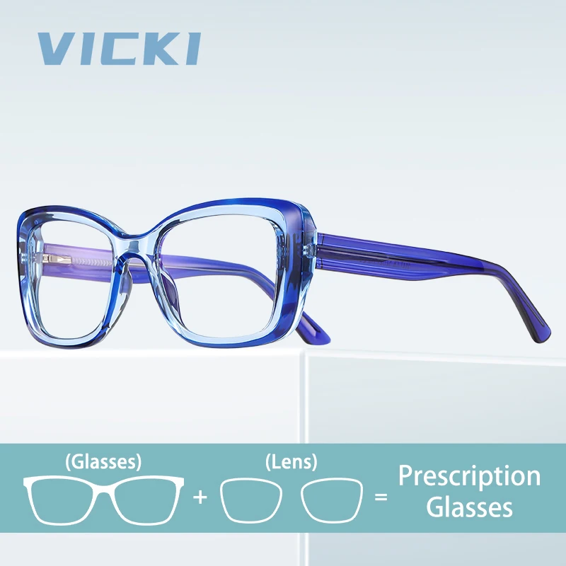 VICKI Oval Cat Eye Color Match Blue Light Prevention Can Be Customized Prescription Photochromic Six Colors PFD2147
VICKI Oval Cat Eye Color Match Blue Light Prevention Can Be Customized Prescription Photochromic Six Colors PFD2147