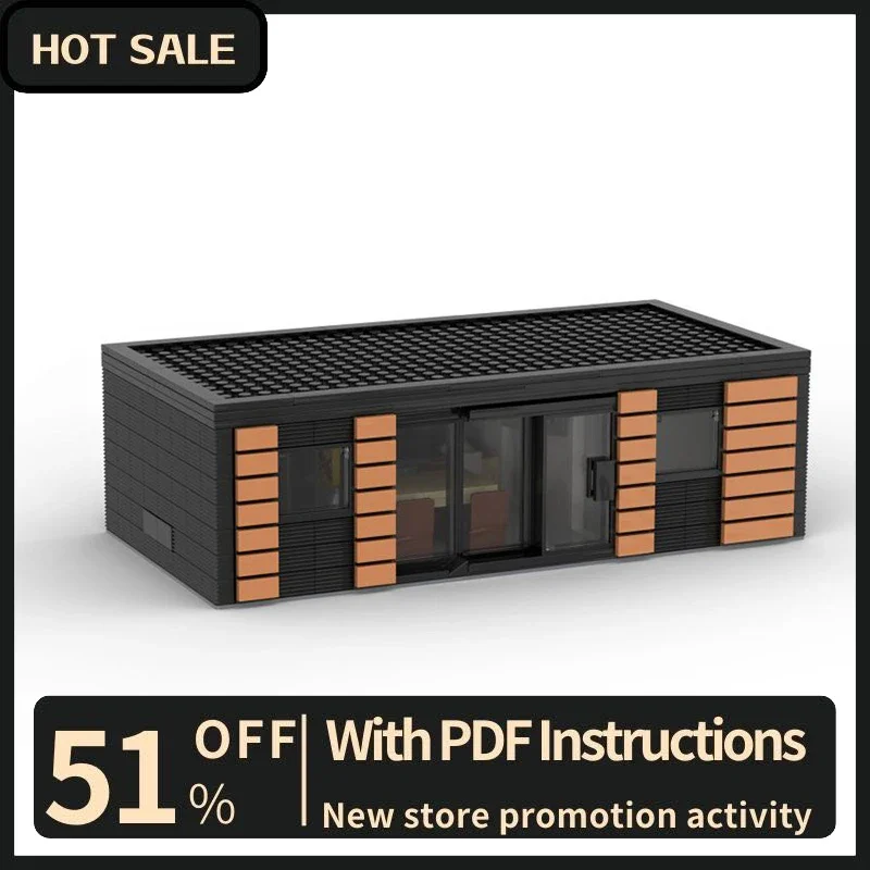 New 669Pcs City Hot Street View Moc Modular Tiny Container House Model Custom Puzzles Diy Creative Ideas Toys Birthday Gifts
New 669Pcs City Hot Street View Moc Modular Tiny Container House Model Custom Puzzles Diy Creative Ideas Toys Birthday Gifts