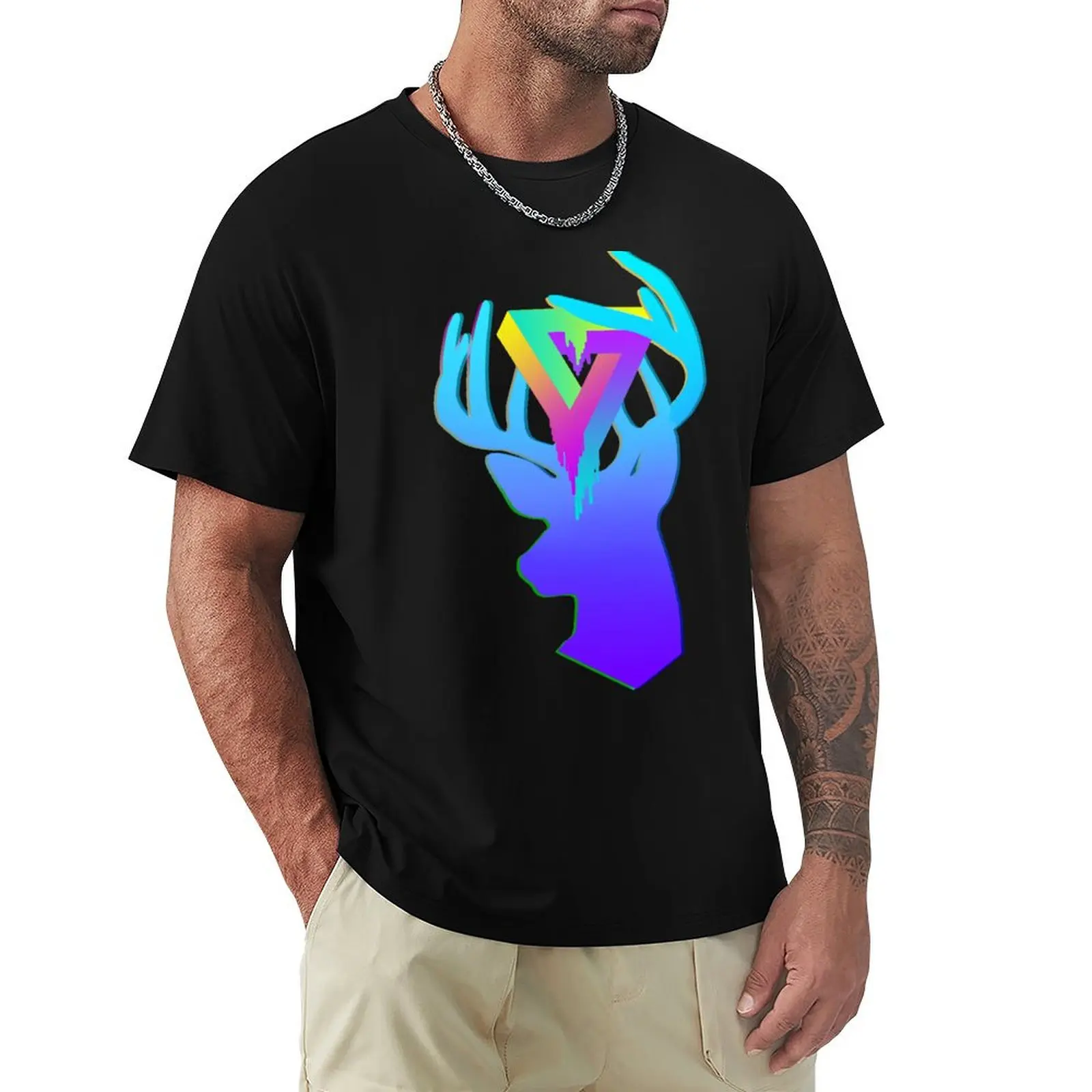 Acrylic Deer - Ode to Neon T-Shirt Simple Casual Short Sleeve Tee
Acrylic Deer - Ode to Neon T-Shirt Simple Casual Short Sleeve Tee