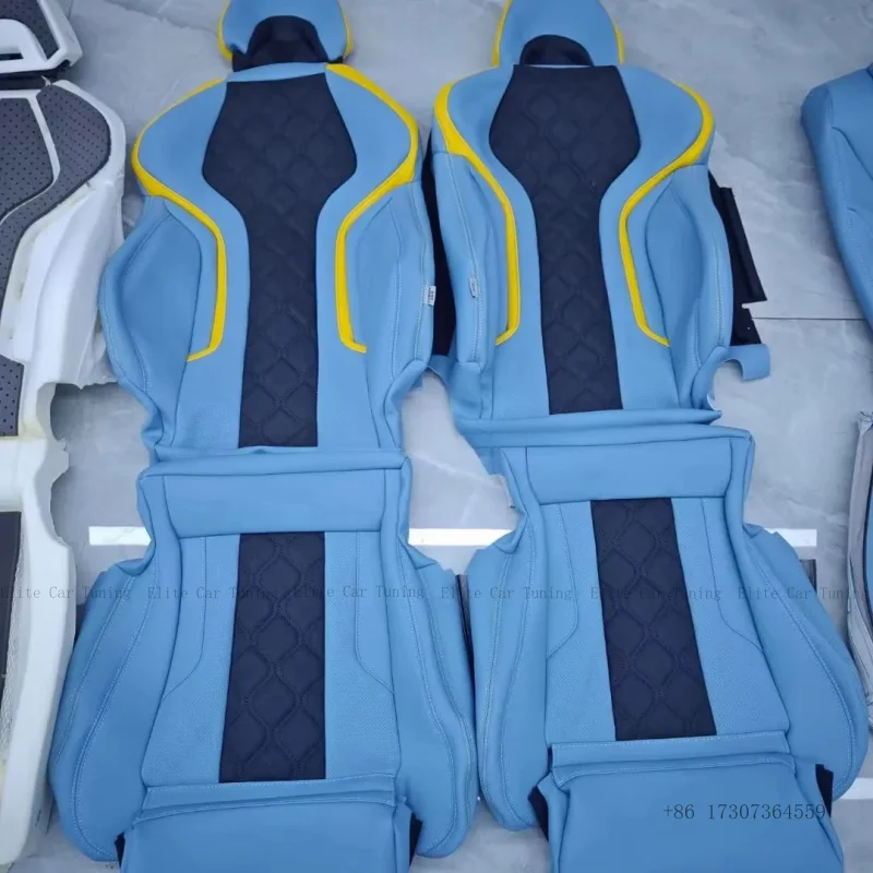 Чехлы на сиденья из натуральной кожи M3 Sport для BMW X3 X4 X5 X6 X7 от производителя (полный комплект)
Чехлы на сиденья из натуральной кожи M3 Sport для BMW X3 X4 X5 X6 X7 от производителя (полный комплект)