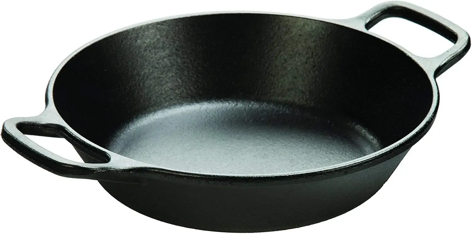 Cast Iron Frying Pan with Dual Handles 8 Inch - Even Heat Distribution for Stovetop, Oven & Campfire Cooking
Cast Iron Frying Pan with Dual Handles 8 Inch - Even Heat Distribution for Stovetop, Oven & Campfire Cooking