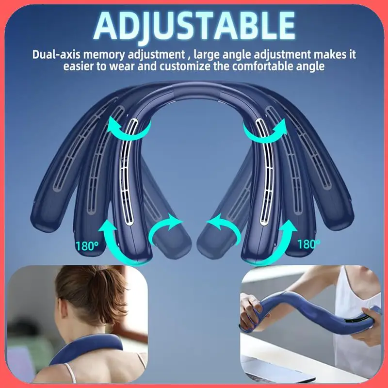 AA89-5200Mah Rechargeable Portable Neck Fan: 5-Speed, Bladeless & Light Weight Personal Air Conditioner For Men And Women Durabl
AA89-5200Mah Rechargeable Portable Neck Fan: 5-Speed, Bladeless & Light Weight Personal Air Conditioner For Men And Women Durabl