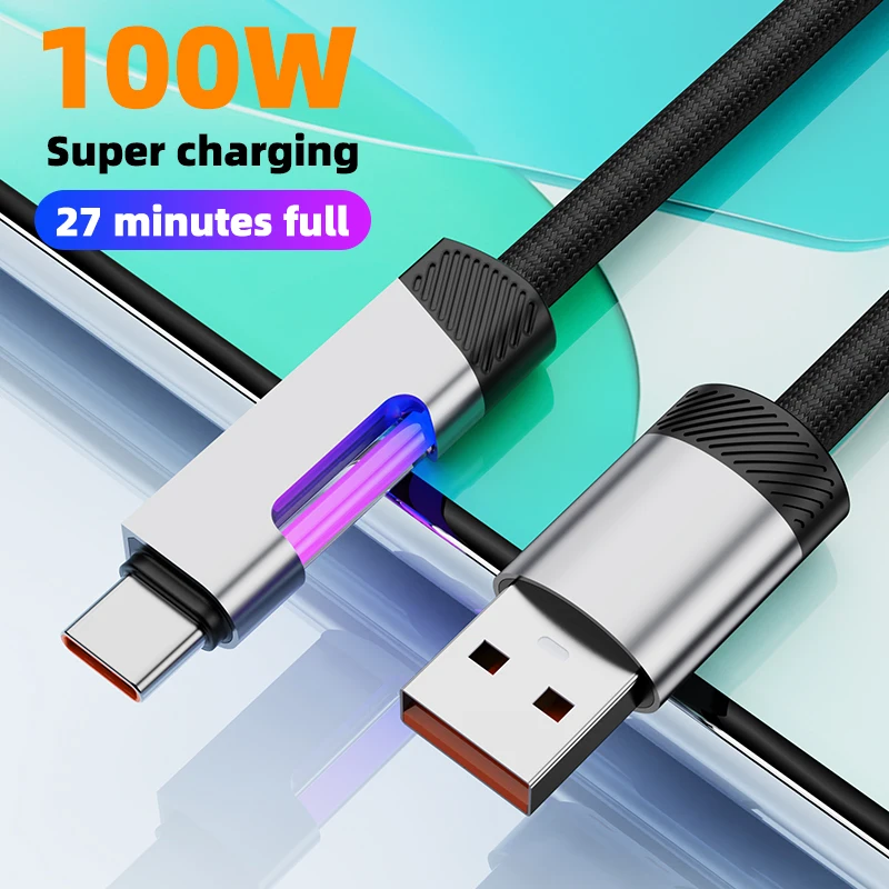 USB C Cable Type C Cable 100 Fast Charging Wire With RGB Charging Indicator Light Braided Data Cord For iPhone 16 Xiaomi Samsung
USB C Cable Type C Cable 100 Fast Charging Wire With RGB Charging Indicator Light Braided Data Cord For iPhone 16 Xiaomi Samsung