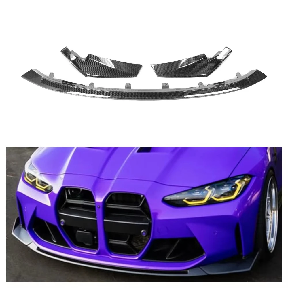 Wet Carbon Fiber Car Parts CSL Style Front Lip Front Bumper Lip for M3 G80 Four-door /M4 G82 Two-door 2021+
Wet Carbon Fiber Car Parts CSL Style Front Lip Front Bumper Lip for M3 G80 Four-door /M4 G82 Two-door 2021+