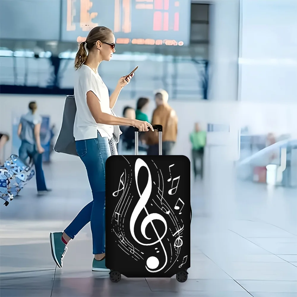 1PC Note Print luggage cover for luggage sizes 18-32 inches; stylish and resilient travel accessories to effectively protect
1PC Note Print luggage cover for luggage sizes 18-32 inches; stylish and resilient travel accessories to effectively protect