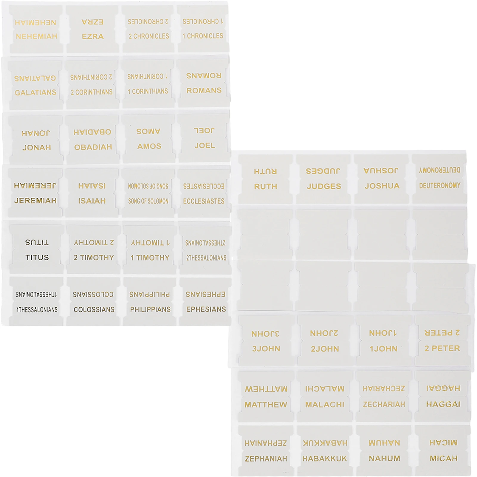 10 Sheets Bible Tabs White Stickers for Reading Group Labels Decorative Bookmarks Laminated Bible Study Supplies
10 Sheets Bible Tabs White Stickers for Reading Group Labels Decorative Bookmarks Laminated Bible Study Supplies
