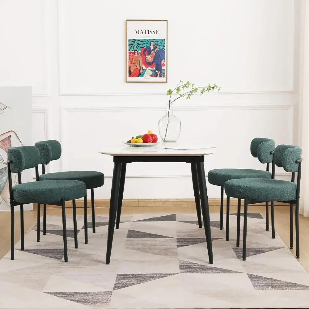 Restaurant chairs, set of 4 green dining chairs, modern soft cushions with thick cushions, curved backrest, restaurant chairs
Restaurant chairs, set of 4 green dining chairs, modern soft cushions with thick cushions, curved backrest, restaurant chairs