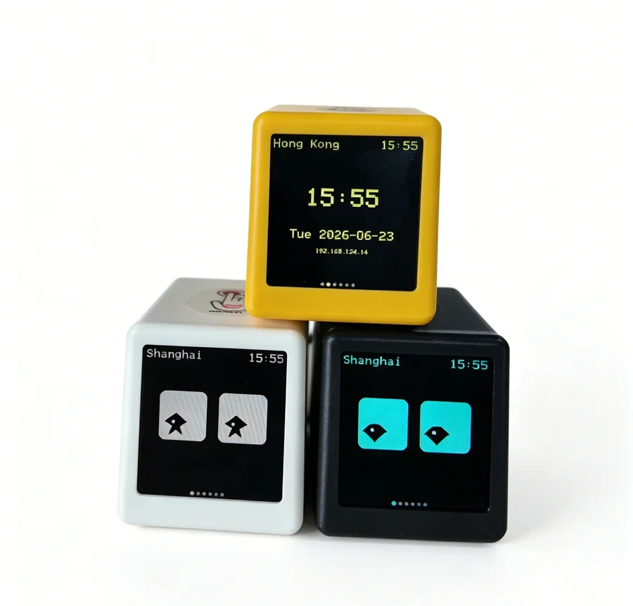 Mini Smart Desk Buddy WiFi Weather Station Cute Pixel Expression Smart Clock Air Quality Monitor Digital Alarm Clock Desktop Dec
Mini Smart Desk Buddy WiFi Weather Station Cute Pixel Expression Smart Clock Air Quality Monitor Digital Alarm Clock Desktop Dec