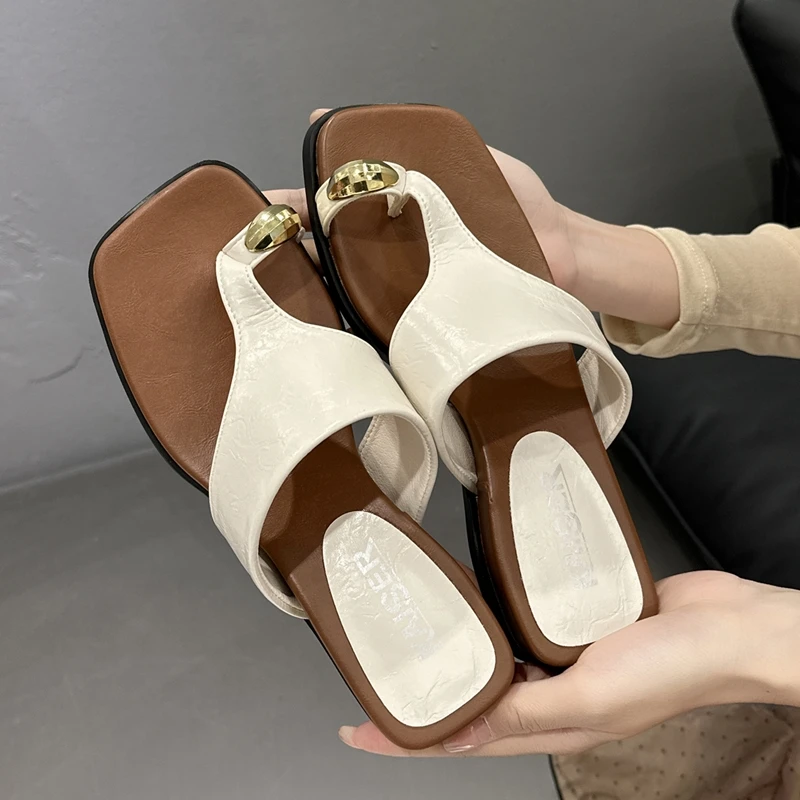 AIYUQI 2026 New Style Women's Toe Sandals Square Toe Flat Comfortable Sandals Women Summer Fashion BeachfrailShoes
AIYUQI 2026 New Style Women's Toe Sandals Square Toe Flat Comfortable Sandals Women Summer Fashion BeachfrailShoes