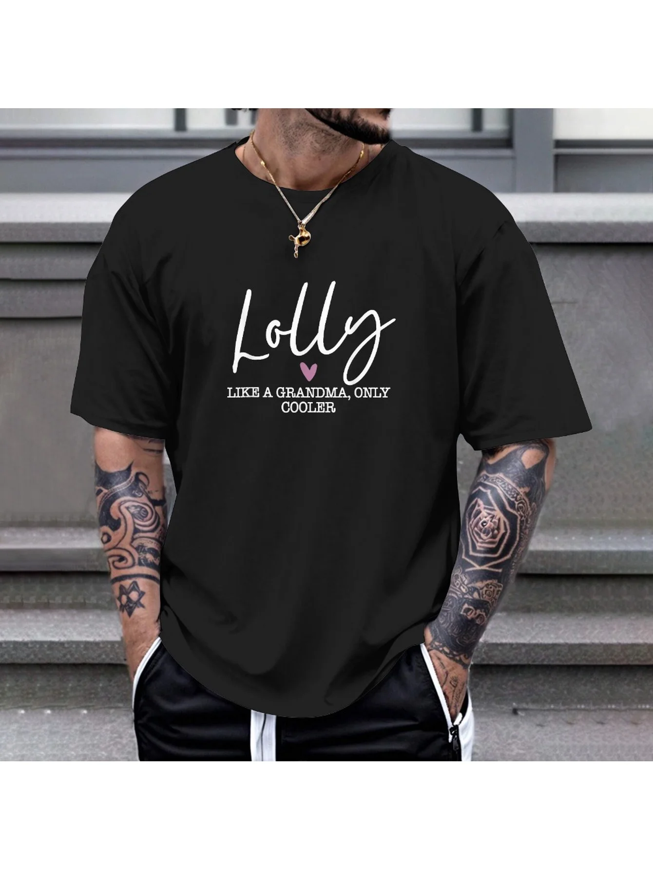 Lolly Like A Grandma T-Shirt - 180gsm Cotton, S-XXXL Funny Cursive Lettering Casual Tee
Lolly Like A Grandma T-Shirt - 180gsm Cotton, S-XXXL Funny Cursive Lettering Casual Tee