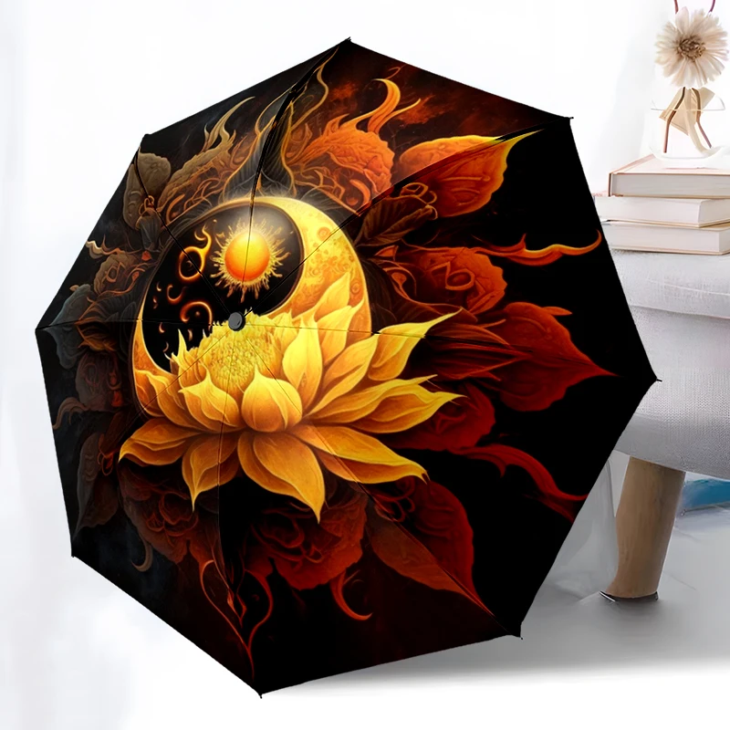 Зонт Yinyang Lotus, легкий и портативный, железная рама из 8 лент, идеально подходит для путешествий на свежем воздухе, аксессуары для дома, рождественские подарки
Зонт Yinyang Lotus, легкий и портативный, железная рама из 8 лент, идеально подходит для путешествий на свежем воздухе, аксессуары для дома, рождественские подарки