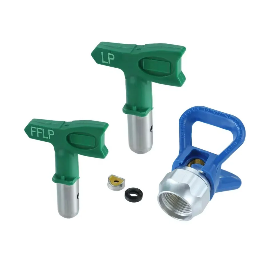 LP Set Airless Tips Nozzle 1-8 Series suit Low Pressure With 7/8 Nozzle Guard For Wagner Airless Paint Spray Sprayer Gun tools
LP Set Airless Tips Nozzle 1-8 Series suit Low Pressure With 7/8 Nozzle Guard For Wagner Airless Paint Spray Sprayer Gun tools