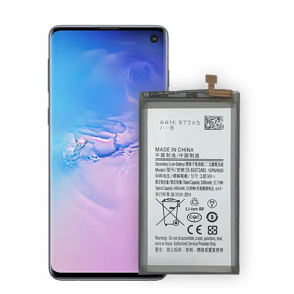 EB-BG973ABU 3400mAh Battery For Samsung Galaxy S10 S10 X SM-G9730 SM-G973 G973F G973U G973W Mobile Phone +Tools
EB-BG973ABU 3400mAh Battery For Samsung Galaxy S10 S10 X SM-G9730 SM-G973 G973F G973U G973W Mobile Phone +Tools