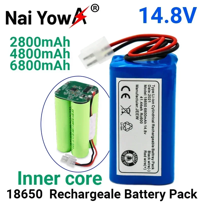 100% Original Rechargeable Battery 14.8V 6800mAh Robotic Vacuum Cleaner Accessories Parts For Chuwi Ilife A4 A4s A6
100% Original Rechargeable Battery 14.8V 6800mAh Robotic Vacuum Cleaner Accessories Parts For Chuwi Ilife A4 A4s A6