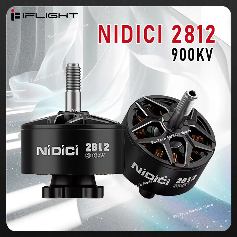 iFlight NIDICI 2812 900KV Brushless Motor 5mm Shaft Compatible 8-9inch Propeller for RC FPV Drone
iFlight NIDICI 2812 900KV Brushless Motor 5mm Shaft Compatible 8-9inch Propeller for RC FPV Drone