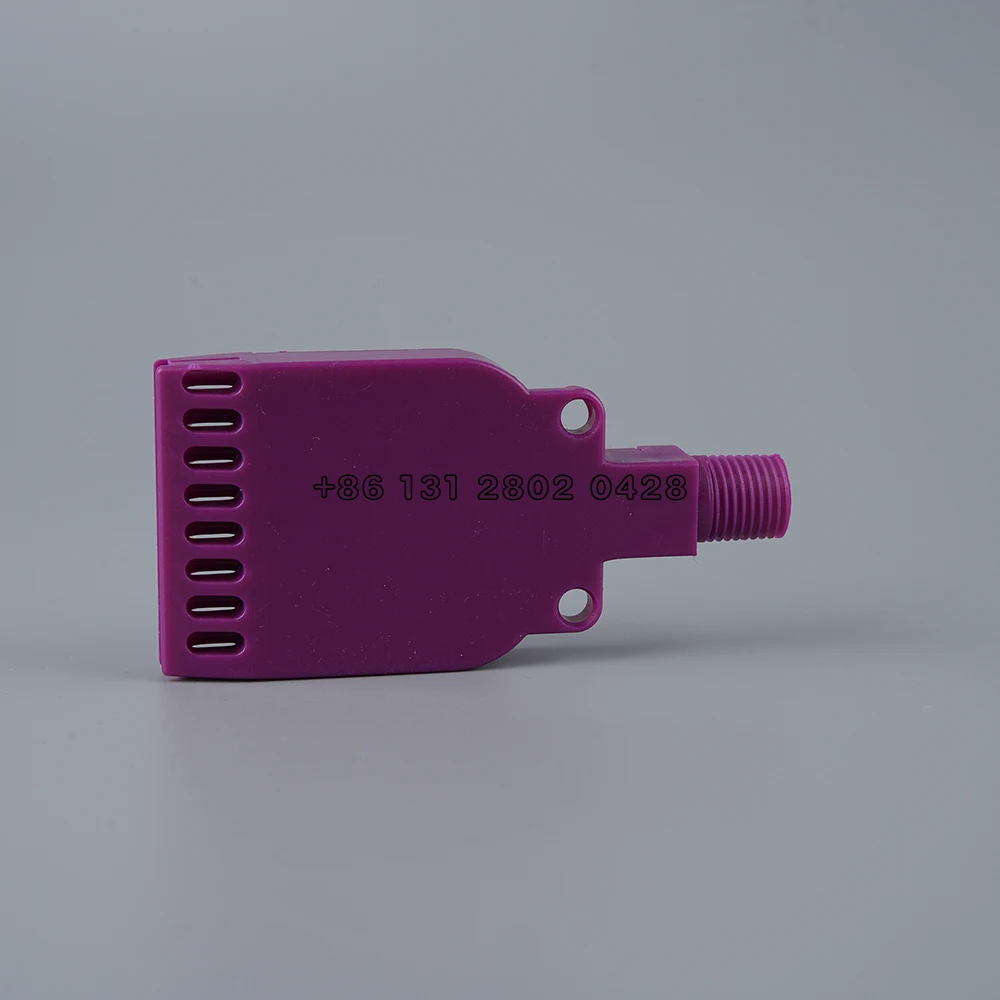 White purple double row hole 1/4 nozzle ABS plastic nozzle, air knife nozzle, 16 hole
White purple double row hole 1/4 nozzle ABS plastic nozzle, air knife nozzle, 16 hole