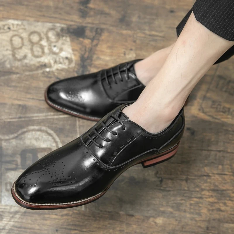 High Quality Leather Business Formal Shoes Classic Italian Casual Dress Shoes Men Elegant Office Formal Oxford Shoes 2026
High Quality Leather Business Formal Shoes Classic Italian Casual Dress Shoes Men Elegant Office Formal Oxford Shoes 2026
