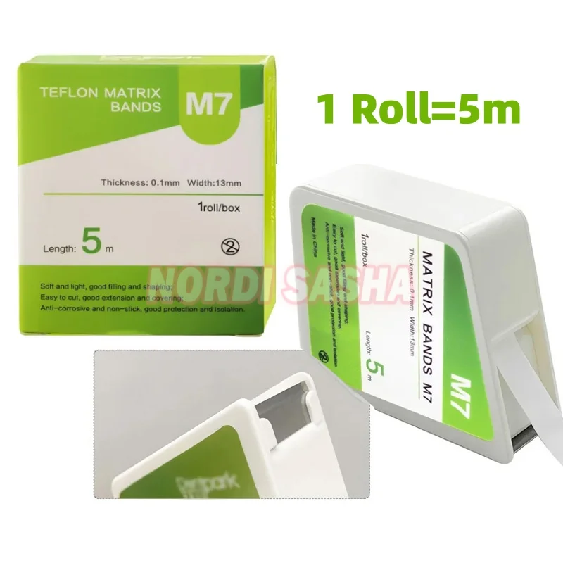 1 Roll=5m Dental Teflon Matrix Bands Anti-corrosive Non-Stick Matrix Strips Matrices PTFE Raw Material Belt Dentistry Materials
1 Roll=5m Dental Teflon Matrix Bands Anti-corrosive Non-Stick Matrix Strips Matrices PTFE Raw Material Belt Dentistry Materials
