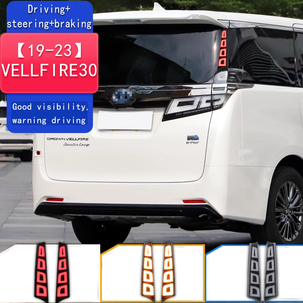 For Alphard Vellfire 30 Series 2019-2023 Car LED Bumper Lights Taillights Rear Pillar Fog Lamp Backup Brake Light Signal Lamps
For Alphard Vellfire 30 Series 2019-2023 Car LED Bumper Lights Taillights Rear Pillar Fog Lamp Backup Brake Light Signal Lamps