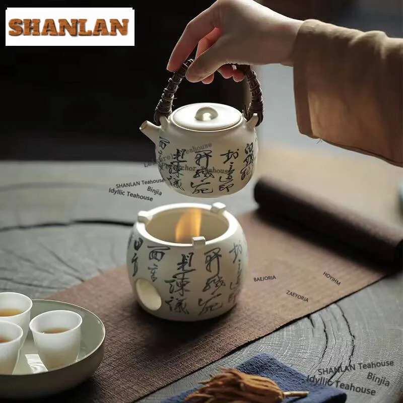 Hand Painted Poetry Heating Burning Teapot Tea Ceremony Tea Cook Ceramic Tea Stove Teapot Candle Light Base Teaset Alcohol Stove
Hand Painted Poetry Heating Burning Teapot Tea Ceremony Tea Cook Ceramic Tea Stove Teapot Candle Light Base Teaset Alcohol Stove