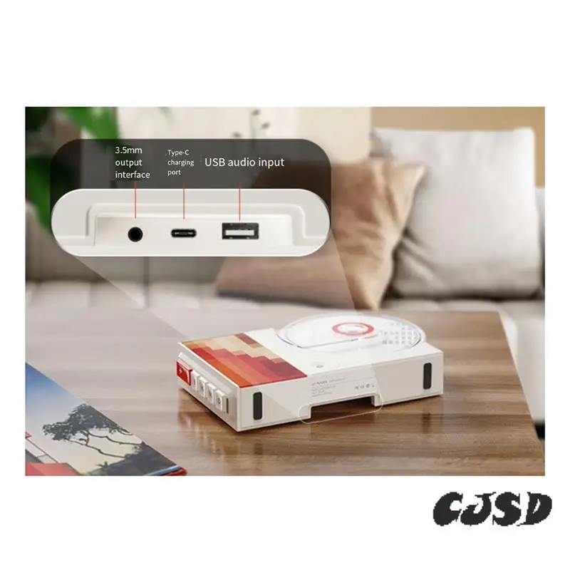 CJSD-CD Music Record Player Retro Style Wall Mounted With Remote Control For Home Audio Red
CJSD-CD Music Record Player Retro Style Wall Mounted With Remote Control For Home Audio Red