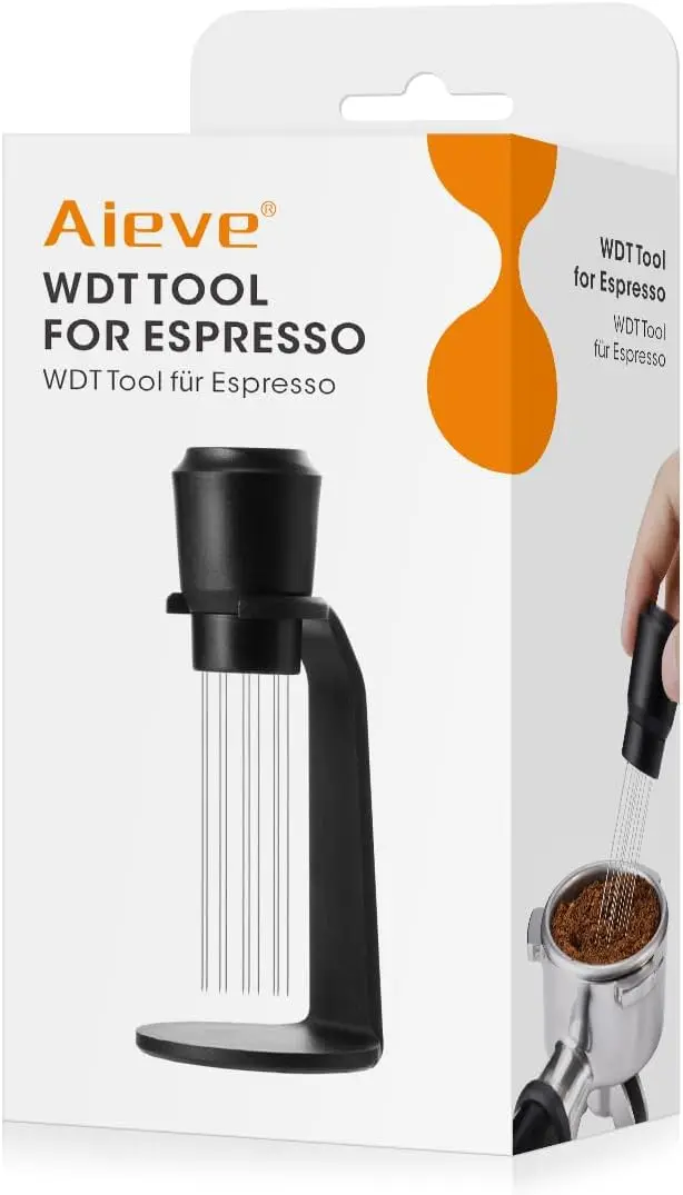 Magnetic Coffee Distribution Tool, 10 Needle WDT Espresso Stirrer for Barista Accessories
Magnetic Coffee Distribution Tool, 10 Needle WDT Espresso Stirrer for Barista Accessories