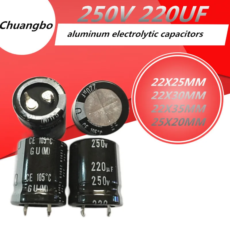 2 pcs/lot haute qualité 250V220UF 22X25 22X30MM condensateurs électrolytiques en aluminium 250V220UF 22X25 22X30 22X35 25X20MM
2 pcs/lot haute qualité 250V220UF 22X25 22X30MM condensateurs électrolytiques en aluminium 250V220UF 22X25 22X30 22X35 25X20MM