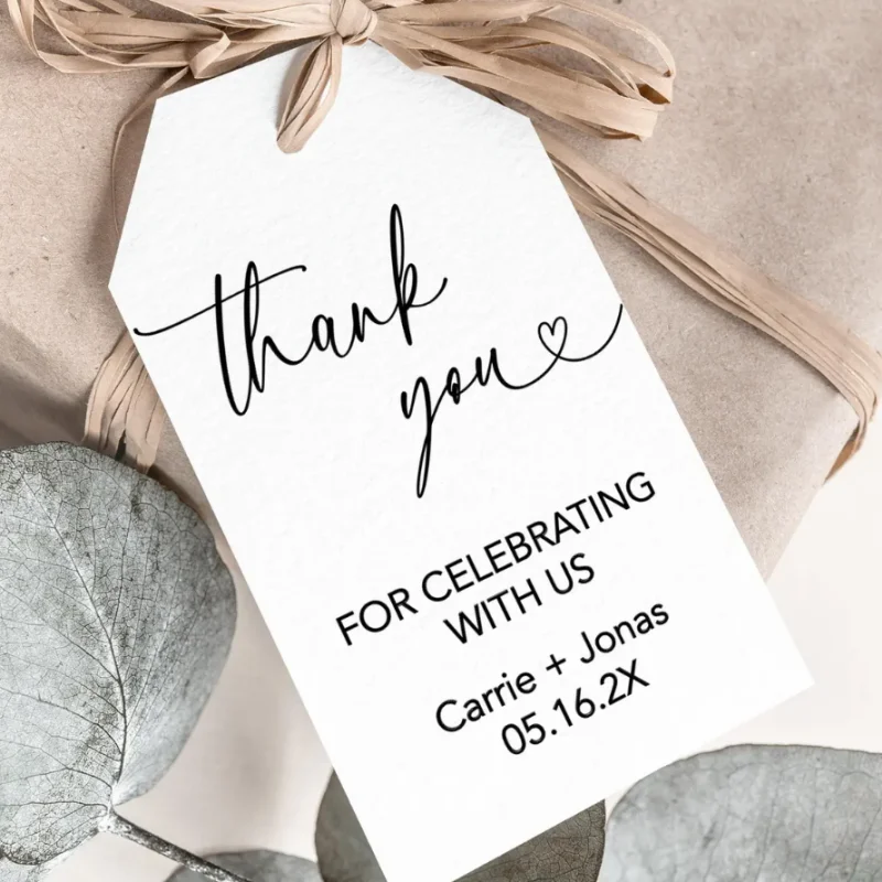 50pcs CustomWedding Favor Tags, Printed Wedding Favor Tags, Thank you for celebrating with us tags, Personalized Wedding Tags,
50pcs CustomWedding Favor Tags, Printed Wedding Favor Tags, Thank you for celebrating with us tags, Personalized Wedding Tags,
