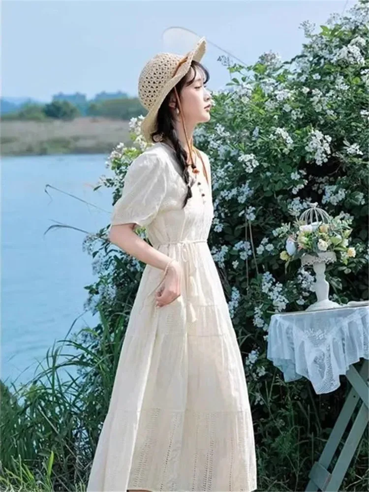 plus Size Lazy Style Sweet Hollow out Belted Dress Women Summer Fat MM 300 Pounds Slimming Waist Short Sleeve Long Dress
plus Size Lazy Style Sweet Hollow out Belted Dress Women Summer Fat MM 300 Pounds Slimming Waist Short Sleeve Long Dress