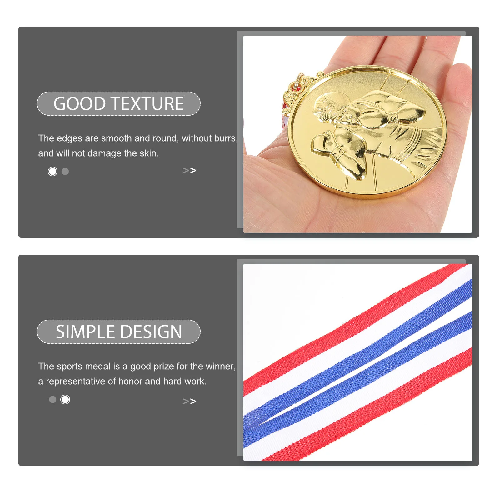 5Pcs Medal Sports Reward Zinc Alloy Strong Build Lightweight Competition Award Creative Metal Party Decoration Prize
5Pcs Medal Sports Reward Zinc Alloy Strong Build Lightweight Competition Award Creative Metal Party Decoration Prize