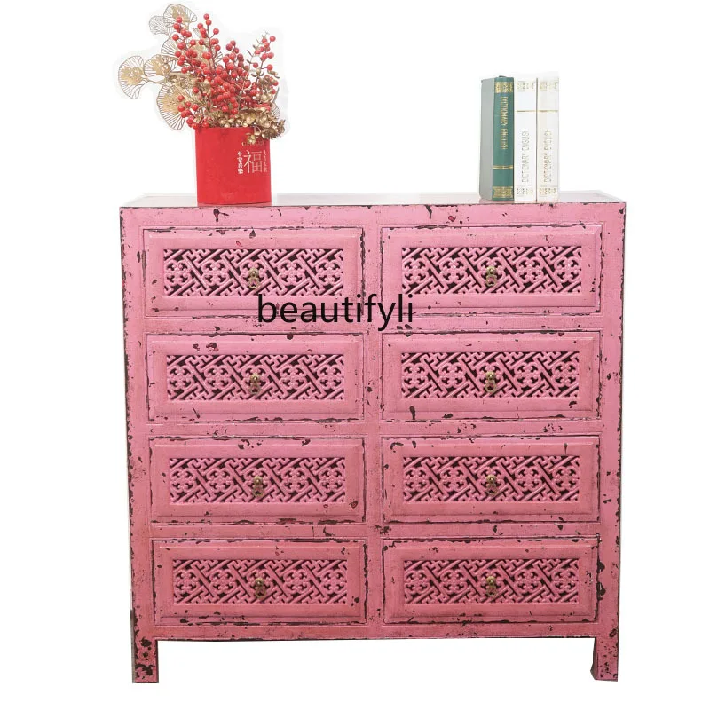 Ming and Qing retro engraving craftsmanship solid wood desktop chest cabinet drawer compartment storage cabinet
Ming and Qing retro engraving craftsmanship solid wood desktop chest cabinet drawer compartment storage cabinet