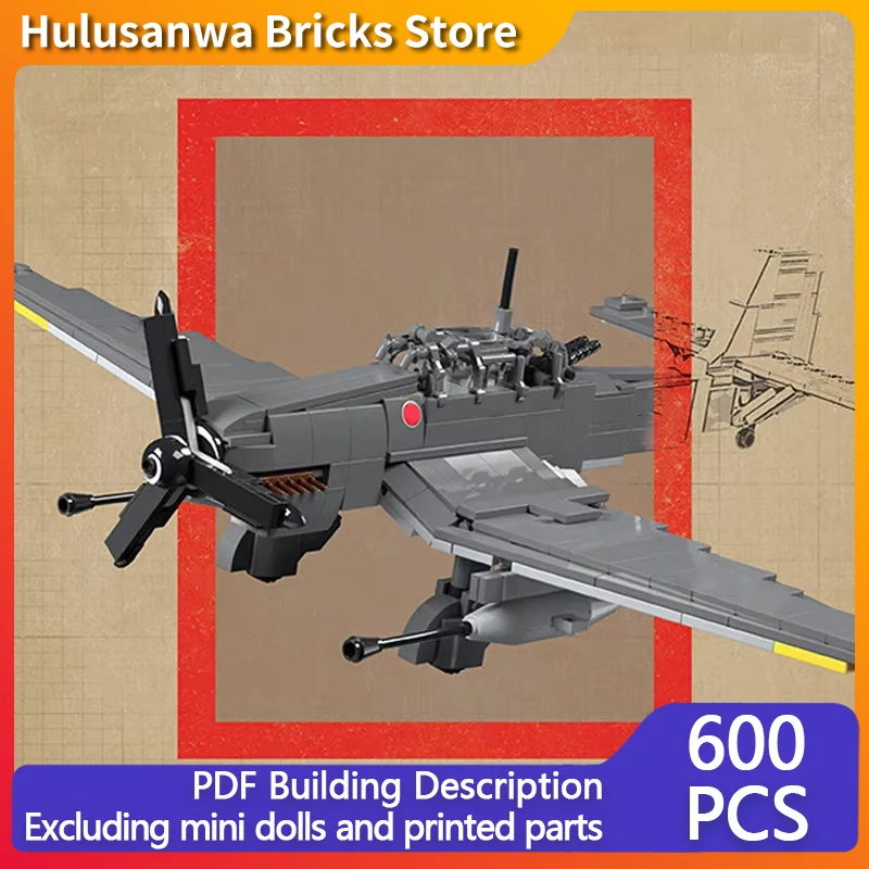 Ju87 G-2 Military Bomber Model MOC Building Bricks War Equipment Modular Technology Gifts Holiday Assemble Children Toy Suit
Ju87 G-2 Military Bomber Model MOC Building Bricks War Equipment Modular Technology Gifts Holiday Assemble Children Toy Suit