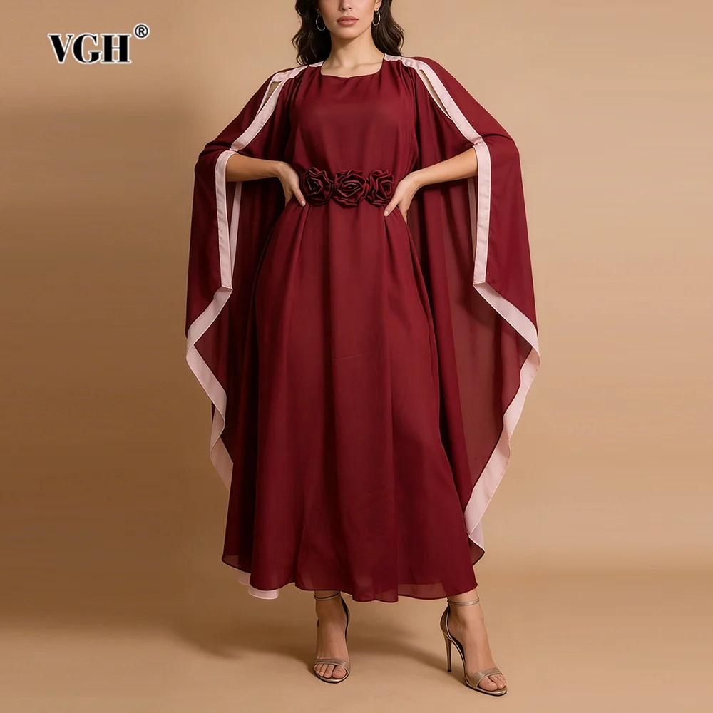 Элегантный повседневный кафтан VGH винного цвета с розовой отделкой для женщин, с 3D-цветочным акцентом, рукавами с оборками, свободного кроя, для отдыха и поездок.
Элегантный повседневный кафтан VGH винного цвета с розовой отделкой для женщин, с 3D-цветочным акцентом, рукавами с оборками, свободного кроя, для отдыха и поездок.